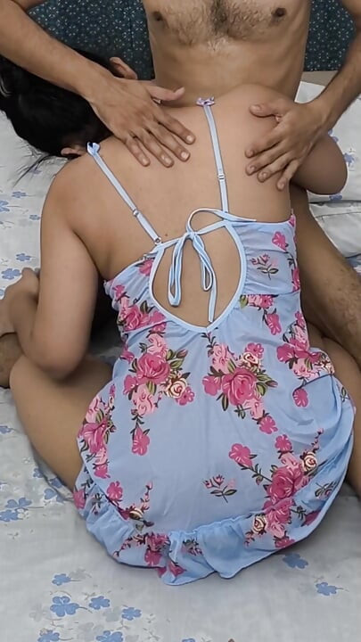 Dildo or Cock? The wife goes for the real hard big dick
