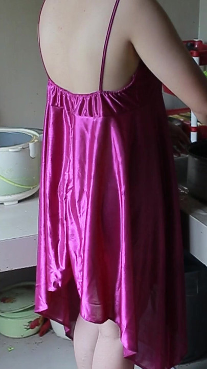 Sexy Silk Satin Dress