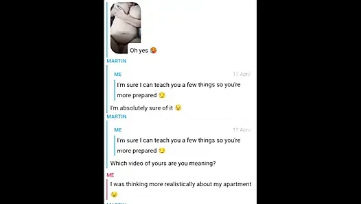 Snapchat, 18 year old virgin - I deflowered him and squirted all over him