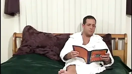 Big dick guy gets a blowjob from a gorgeous young girl