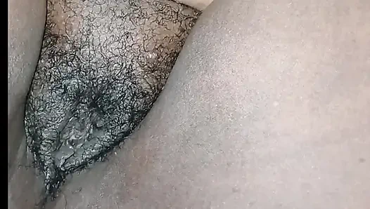 Fette schwarze fotze gefingert