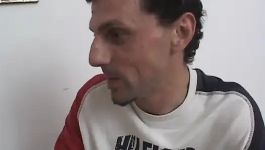 My best friend's stepsister - Hairy brunette in close up action