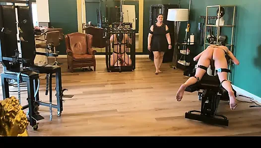 Fetish Lofts with My 2 Slaves Punishment Area Slave Treatment Cage & Special Lounger Part 1-2