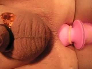 Anal huge buttplug dildo