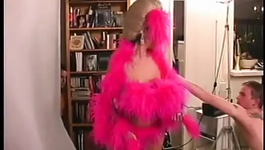 Submisive slut gets fucked hard by bisexual guys doggy style and deep throat