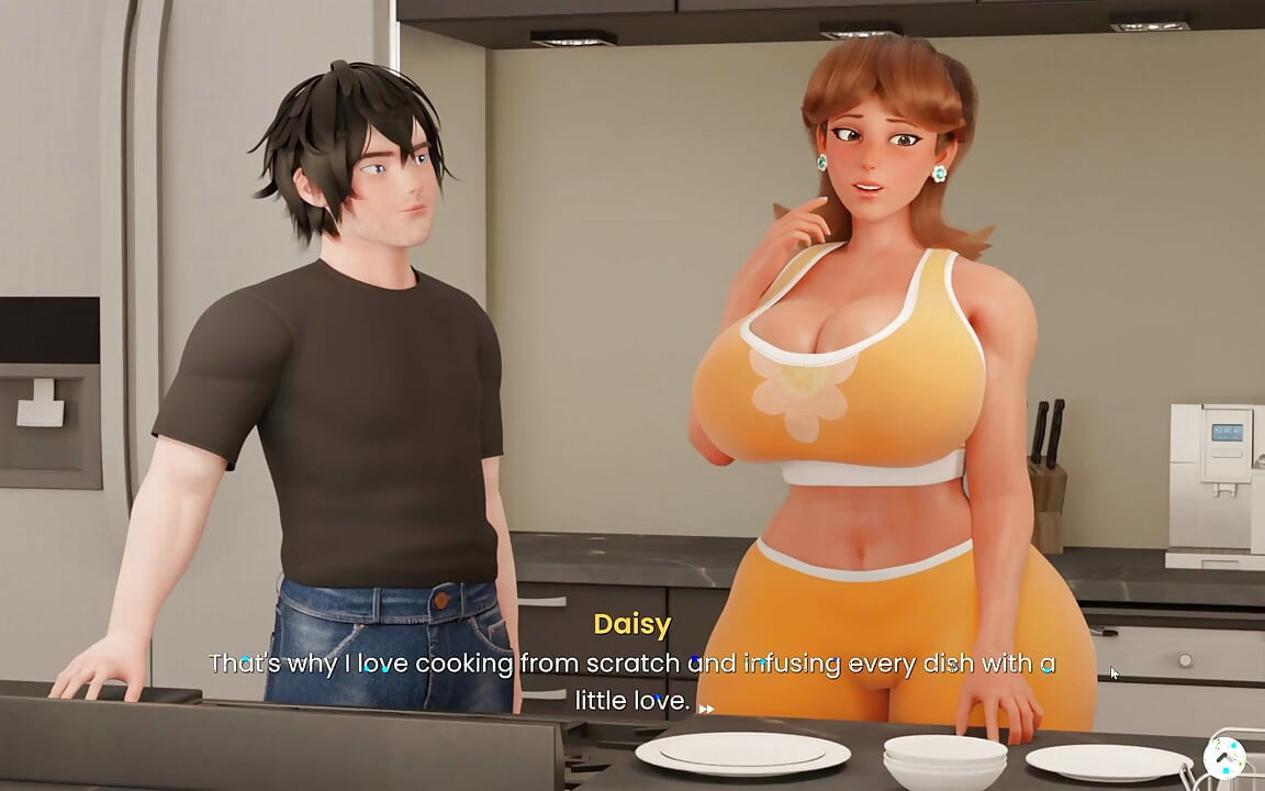 Mansion Days Taboo Game Hentai Ep.2 kepergok lagi ngaceng sama ibu tiriku di dapur!