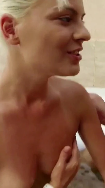 Must-see moment from "Real Teen Couple On Holiday, Amateur Fun in Pool at Hotel, German"