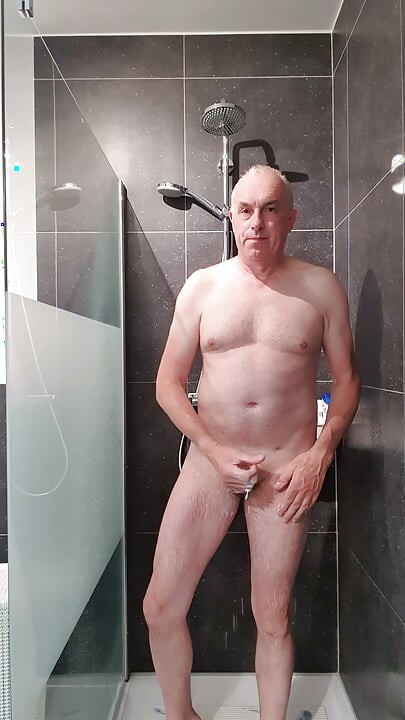 Spraying in the shower