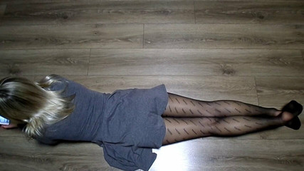 My Legs In Pantyhose, Feet, Toes, Short Dress