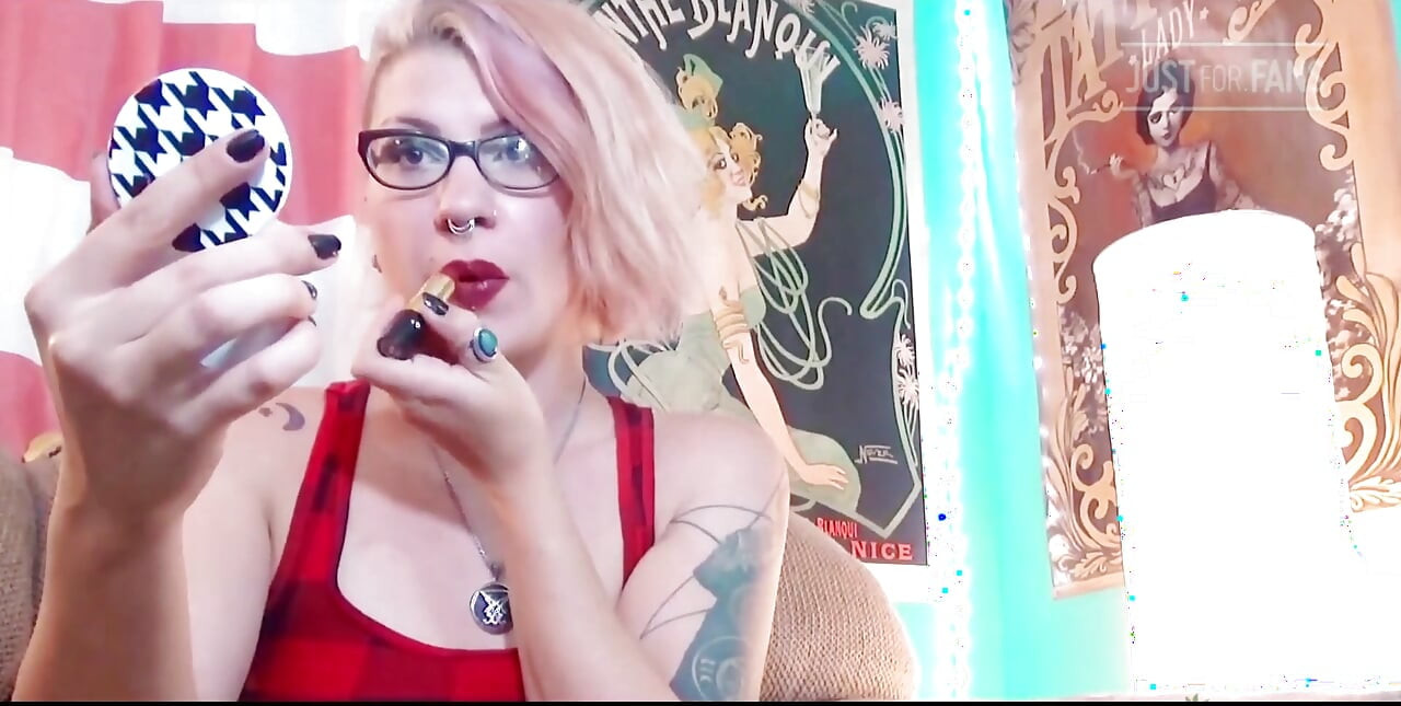 Deep Red Lips