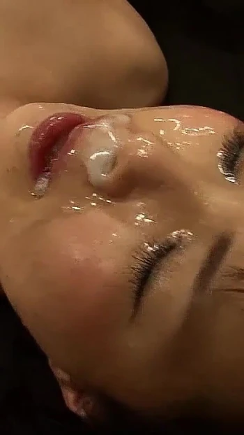 Jaw-dropping moment from "Massive Facial Bukkake for cute Japanese Teen in Gangbang by 20 Guys"