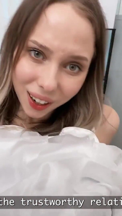 VIP4K. She wanted to sell her Wedding dress, but he wants to Fuck her | Clip 2