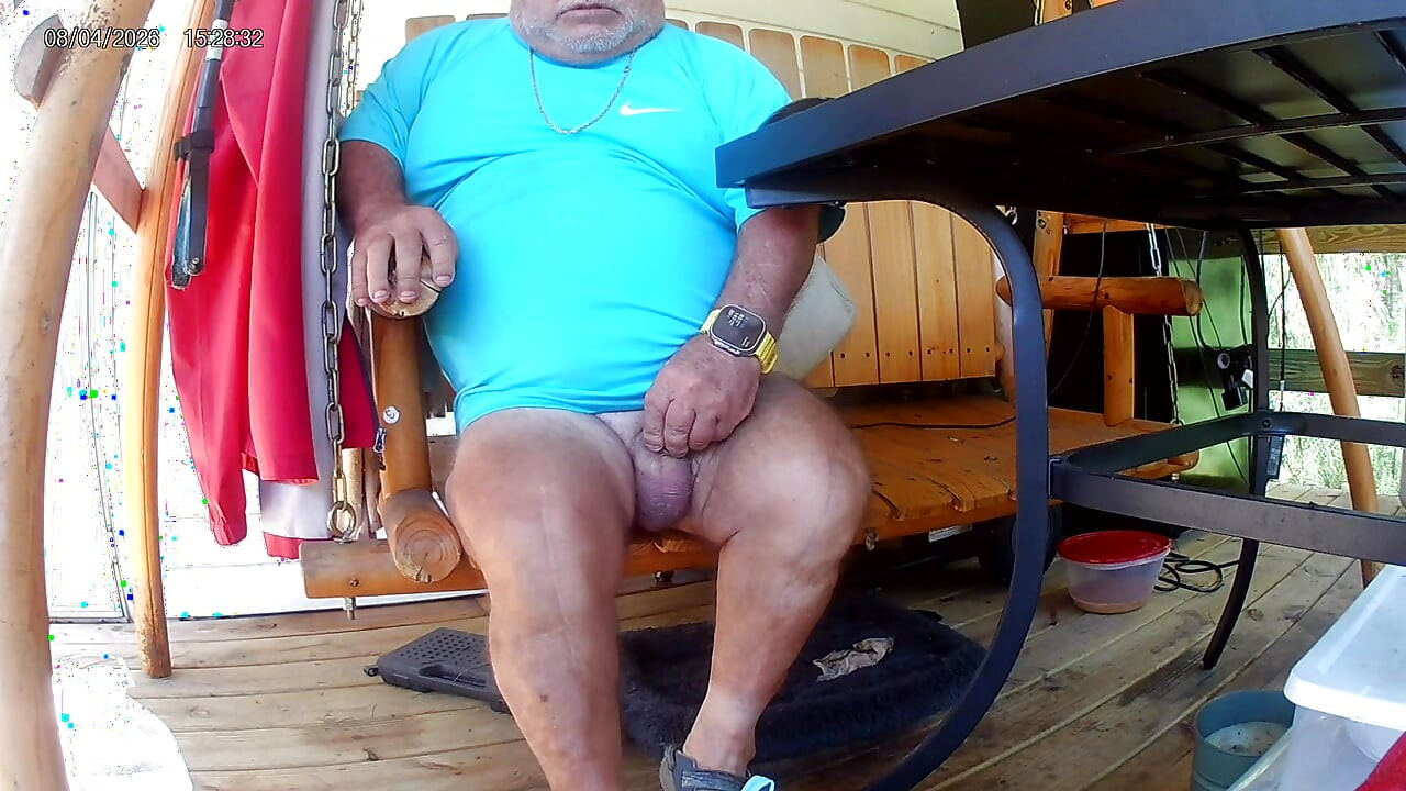 Mark Fletcher wearing pissed soaked panties shooting another big load