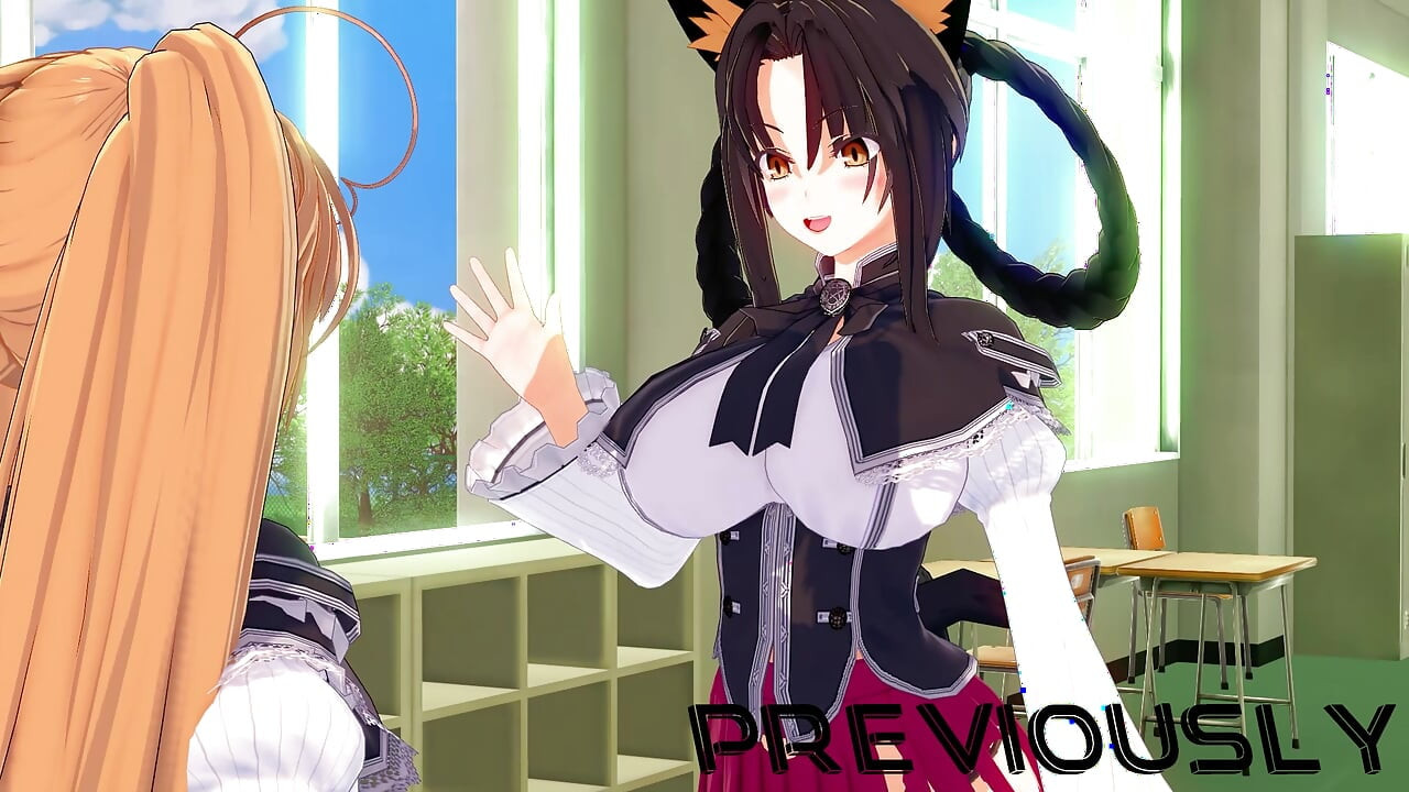 Rossweisse almost catch me fucking Akeno - DXD NTR Madness Series