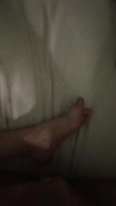I Masturbate in My Feminine Lingerie, and Also a Little with My Feet to Cum on It