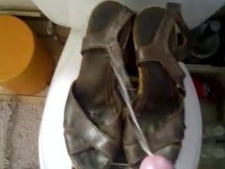 Сперма на обуви моей подруги 8 #