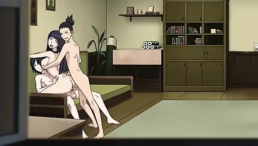 Hinata - имеет двойное проникновение