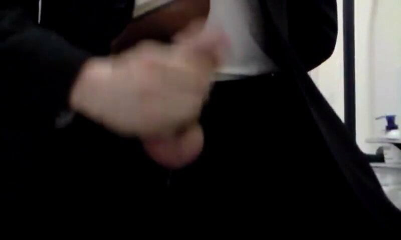 Jerking off at work