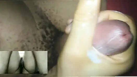 Masturbating on a video call