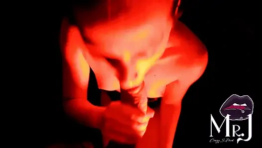 Nyx and MrJ... under a red light