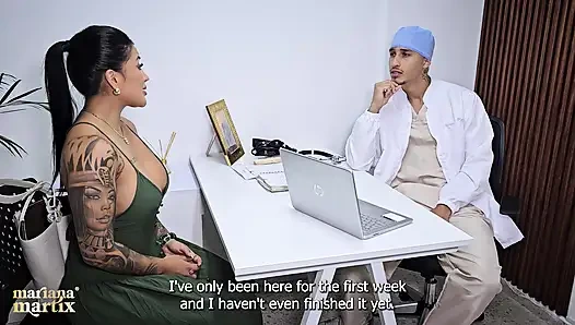 Mariana's Anatomy Chapter V: Dr. Martix Takes Her Doctor's Cock in His Office - Mariana Martix & Milan Rodriguez
