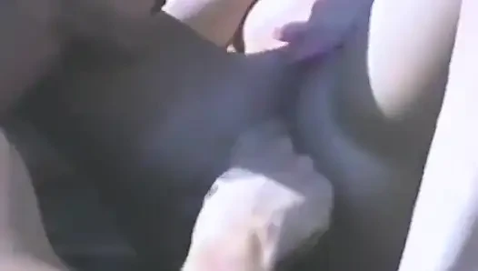 A Lucky Guy Bangs Two Babes Next to a Hot Tub