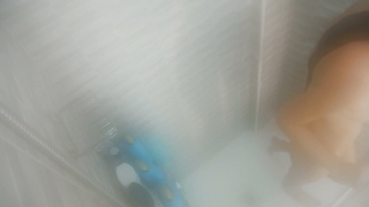 Shaving in a hot steamy shower (no audio)
