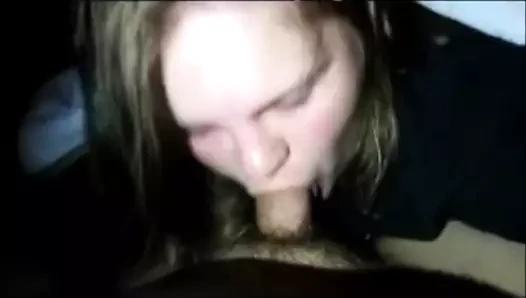 Cute BBW Sucking On A Hairy Dick Then Swallowing Cum Load