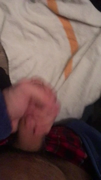 Shooting a load onto a towel for you