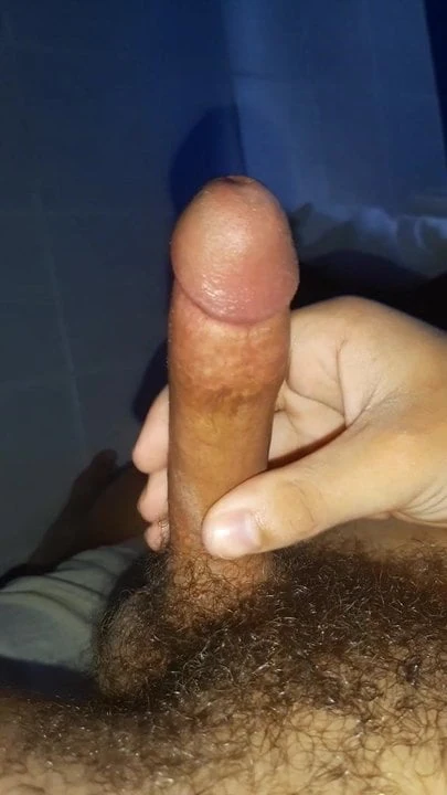 Playing with myself before I shave