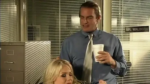 Randy secretary plays master and servant