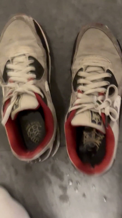 Horny full of pissed sneakers!! | Clip 1