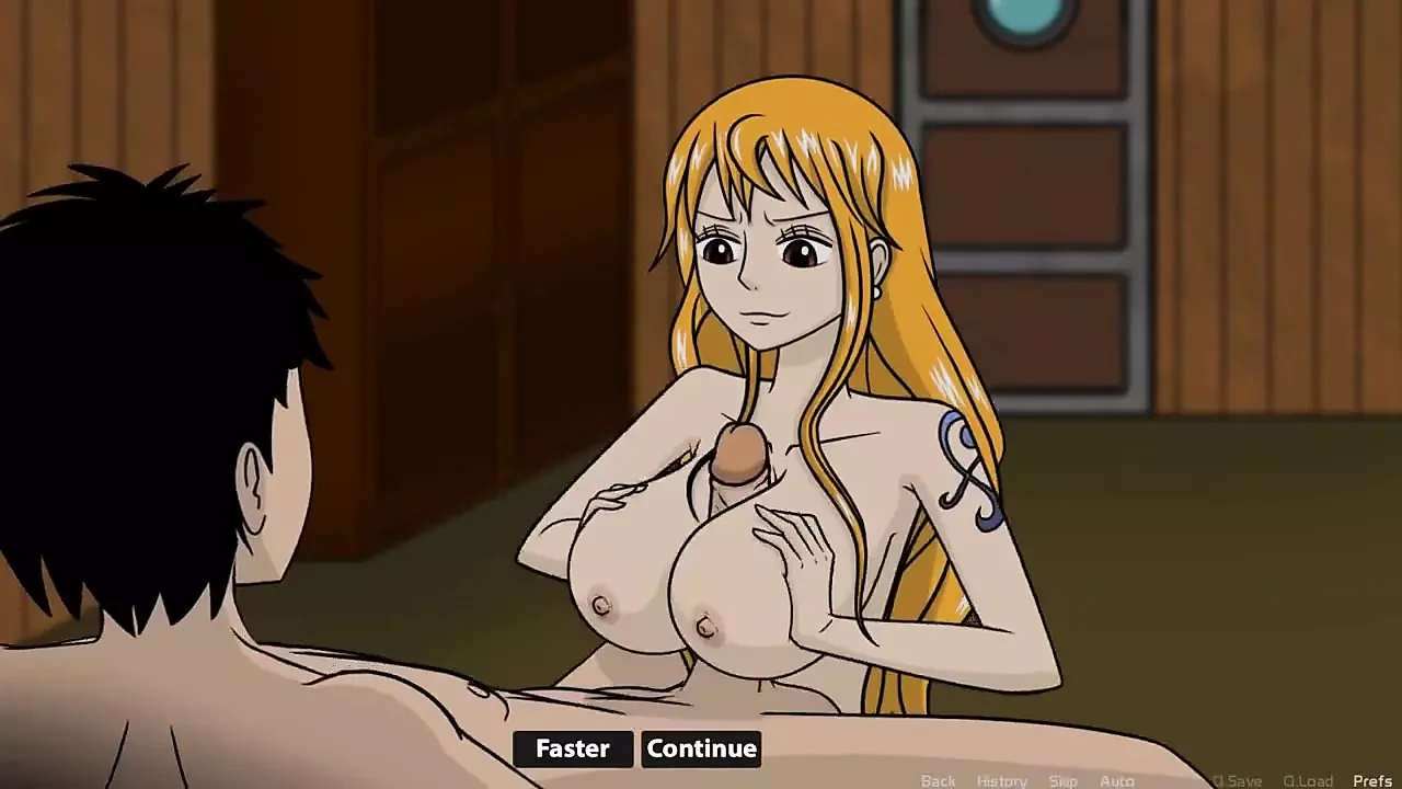 Una fetta di lussuria - sesso un pezzo intero - parte 5 Nami mi dà una sega con le tette di loveskysanx