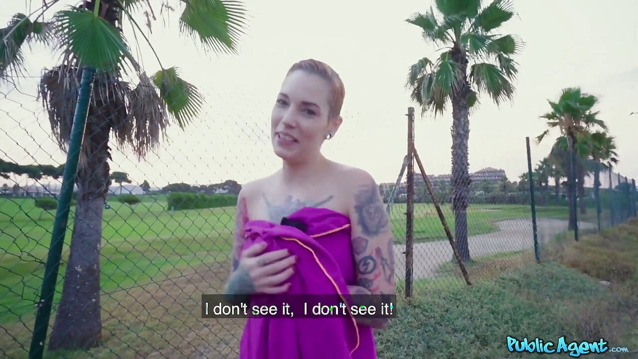 Public Agent - Topless Tattooed Cover Girl Silvia Rubi Loves It Hard