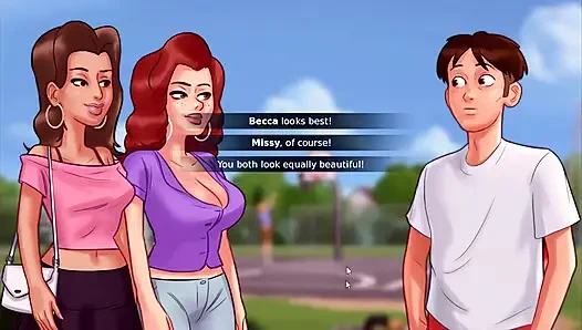 Summertime Saga - Johannes fucked Odette, Johannes fucked Maria, Eva had her baby