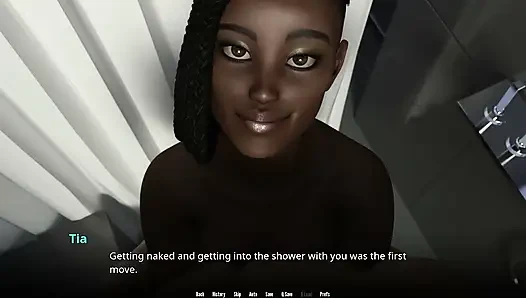 Wvm 27 - Black College Teen Joins My Shower and Taste My White Cock