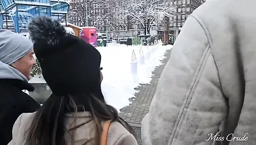 Tourist in Budapest Huge Creampie Finish