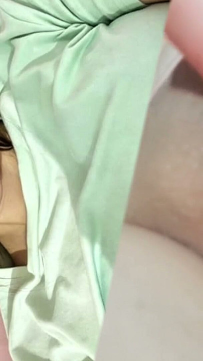 Cashier is seen masturbating that big tits | Clip 1