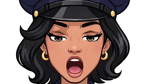 Police with assistant