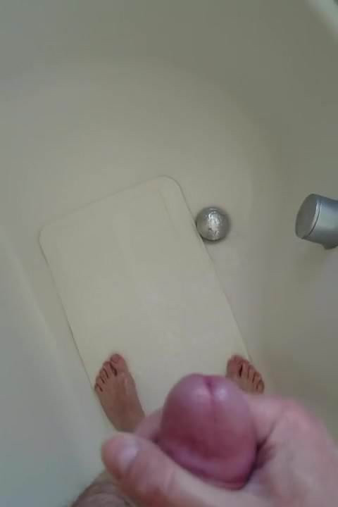 Shower Wank and Cum 01