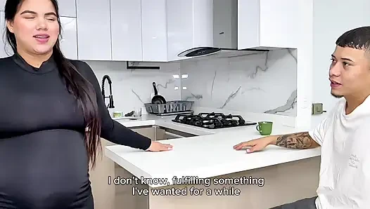 My Neighbor Asked Me for a Cup of Sugar and His Way of Saying Thank You Was by Leaving His Cum in My Mouth