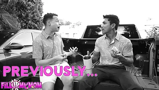 FILL UP MY MOM - Lonely Widow Happily POUNDED By Stepson's Buddy