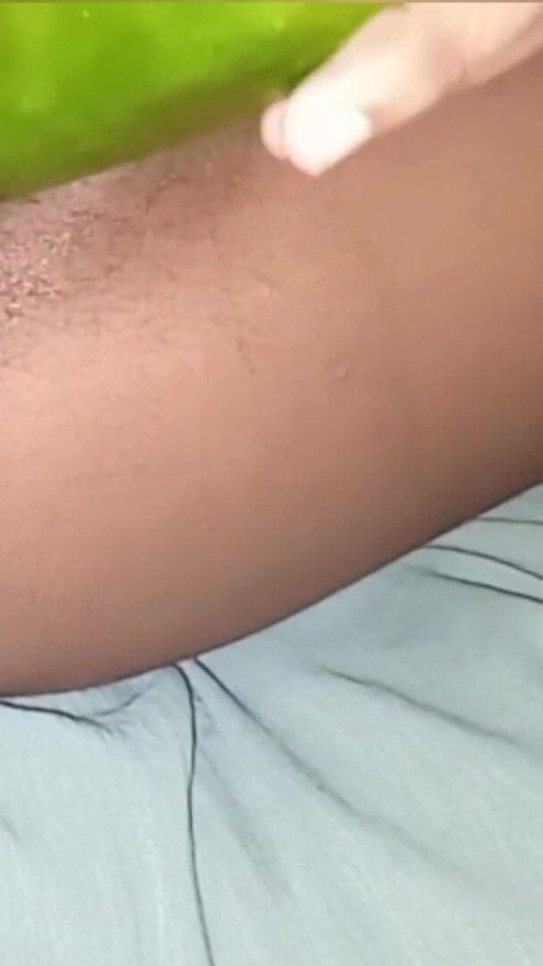 Sri lanakan sexy  girl  fuck her pussy with a cucumber best aolo | Clip 2