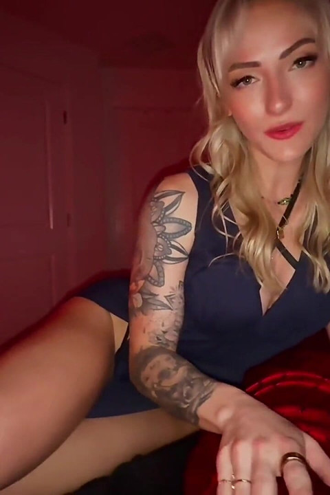 Hot Blonde Step Sister Tricks Step Bro Into Creampie