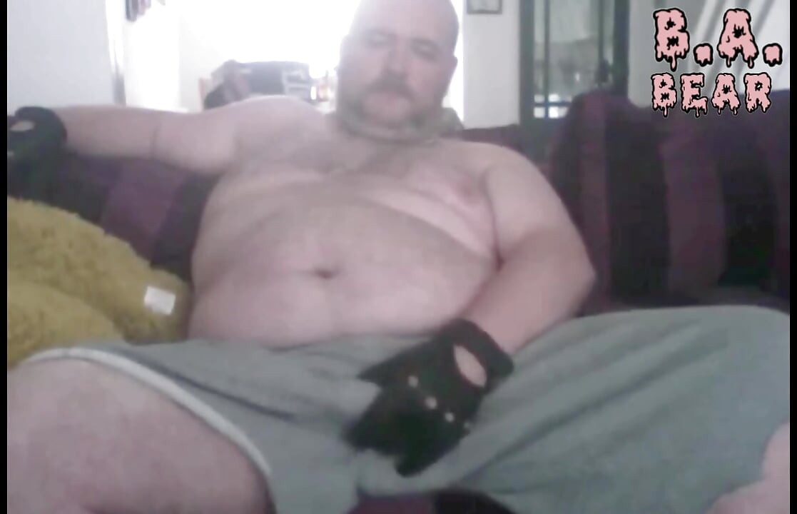 Daddy Wanks in his black leather gloves
