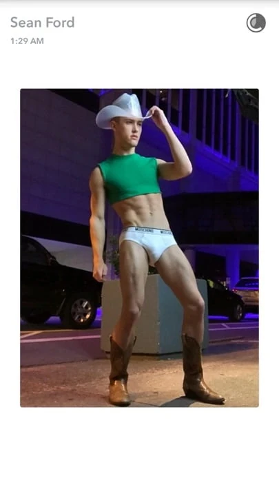 Gay Porn Snapchats - Sean Ford 4-16-2017