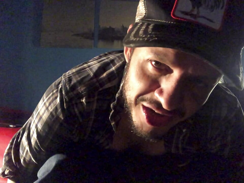 Hot latin blue collar a very verbal Mexican and his musky foreskin and loaded cum hole.