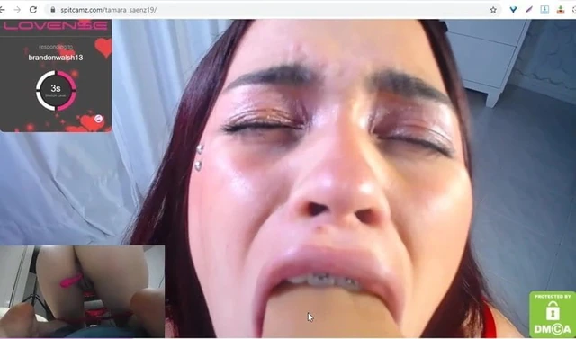 100 tokens make me spit gag on dildo POV screaming