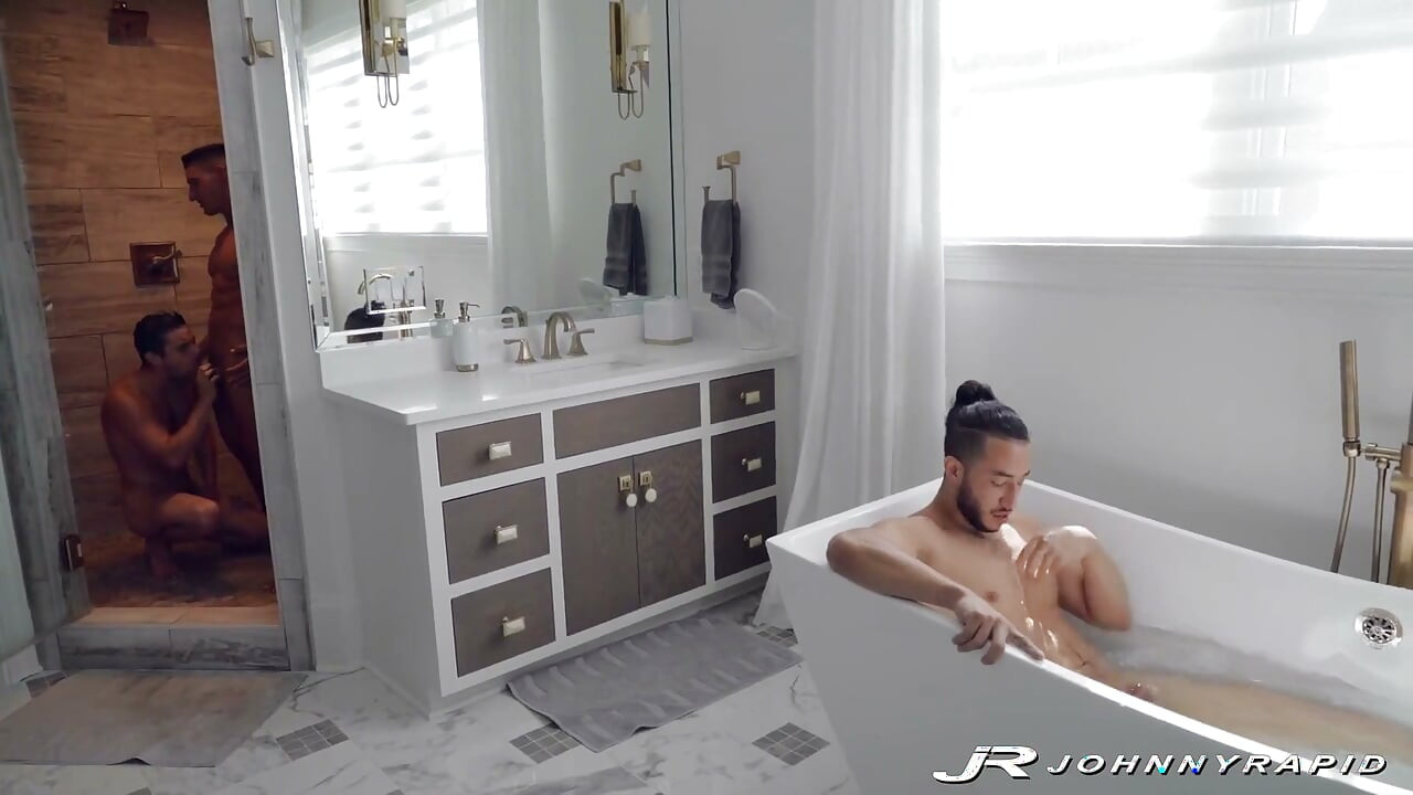 3 Bareback Banging in the Bathroom