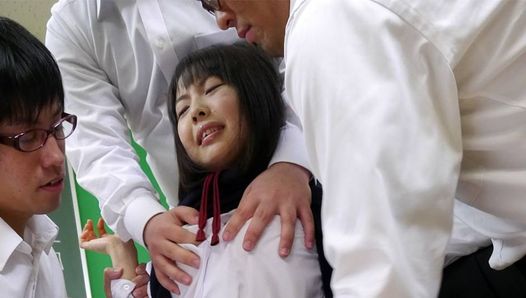 Japanese darling, Tomoyo Isumi sucks dicks, uncensored
